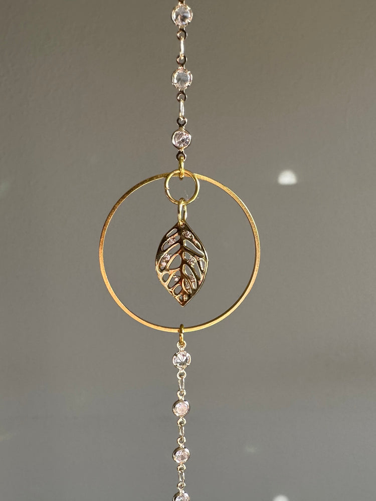 Crystal Suncatcher - Leaf