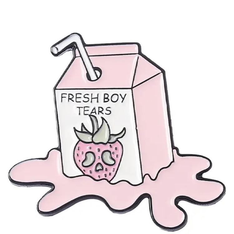 Fresh Boy Tears Enamel Pin