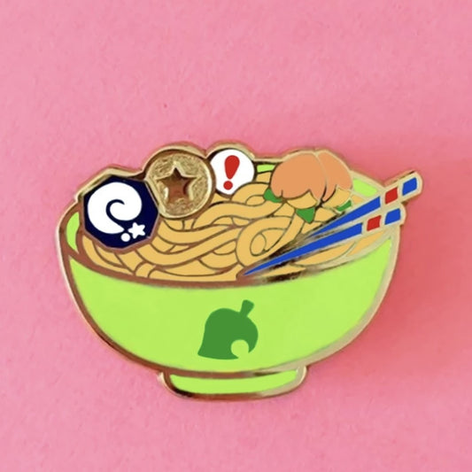 Animal Crossing New Horizons Japanese Icon Ramen Enamel Pin