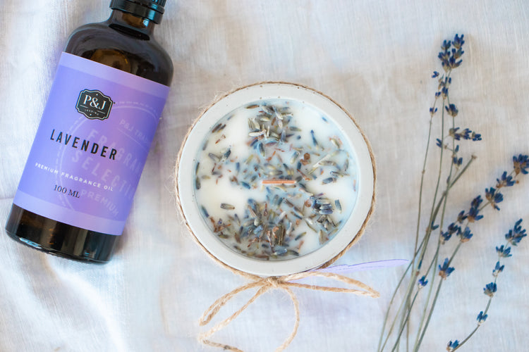 Wildflower Grow Candle Round- Lavender