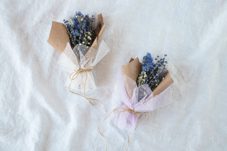 Petite Bouquet - Dried Lavender (Lavandula) Arrangement