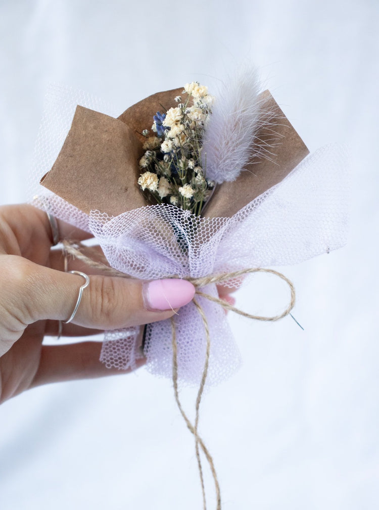 Mini Bouquet - Dried Lavender (Lavandula) Arrangement