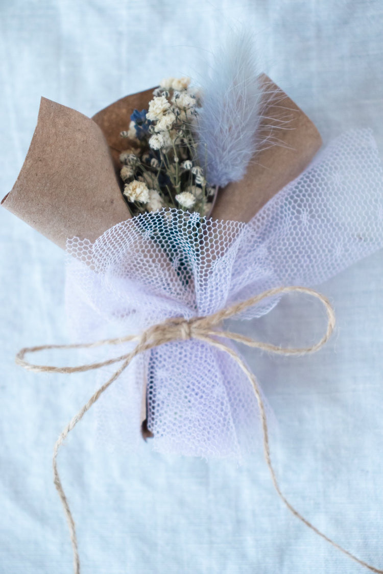 Mini Bouquet - Dried Lavender (Lavandula) Arrangement