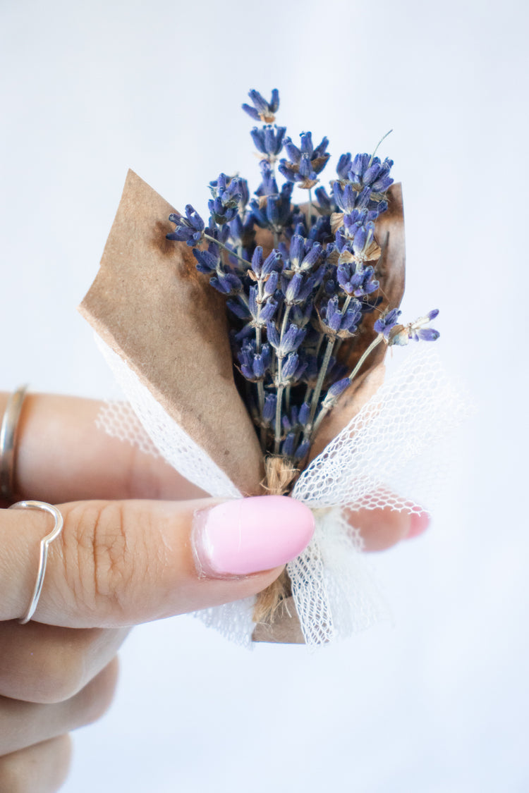 Nano Bouquet - Dried Lavender (Lavandula)