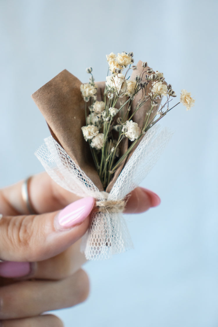 Nano Bouquet - Dried Baby’s Breath (Gysophila)