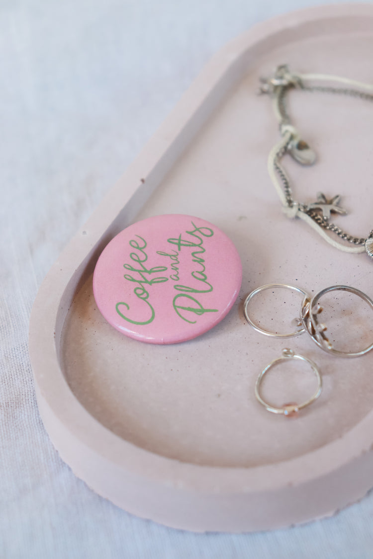 Concrete Vanity Tray - Blush Pink