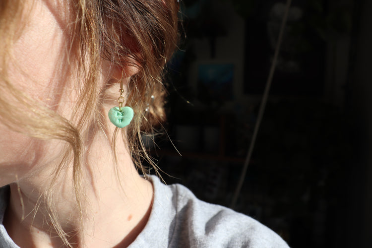 Conversation Candy Heart Earrings - As If