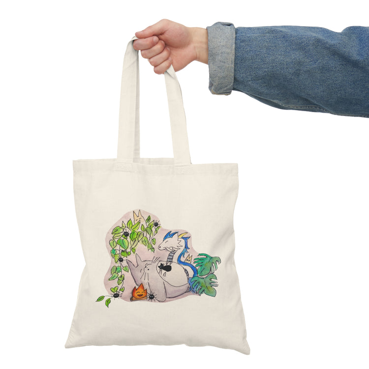 Studio Ghibli Inspired Cotton Tote Bag