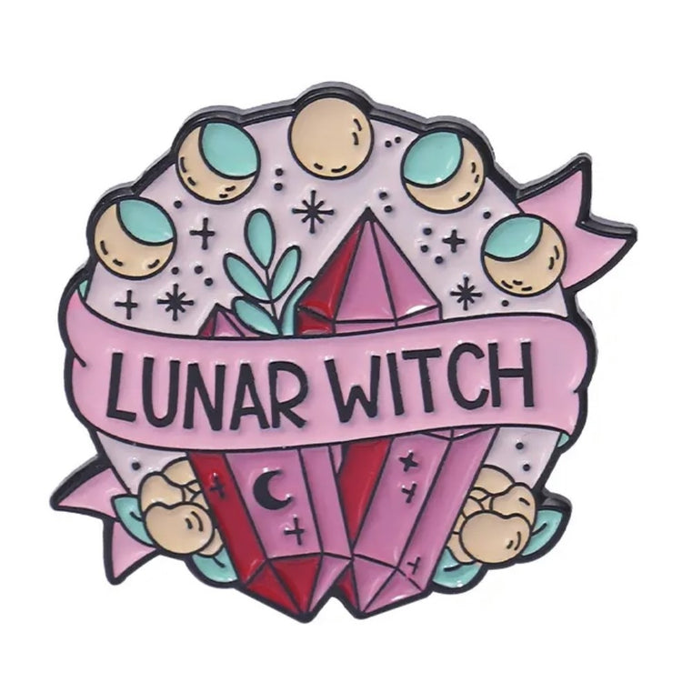 Lunar Witch Enamel Pin