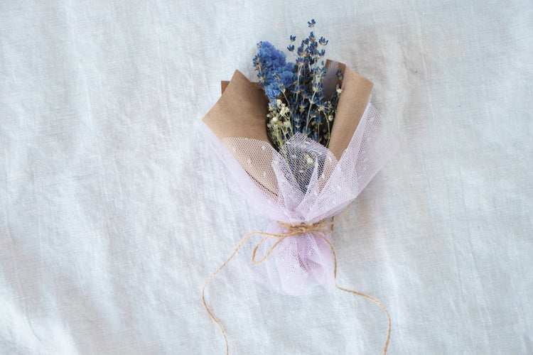 Petite Bouquet - Dried Lavender (Lavandula) Arrangement