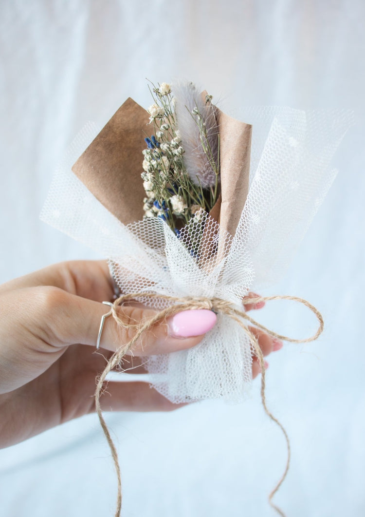 Mini Bouquet - Dried Lavender (Lavandula) Arrangement