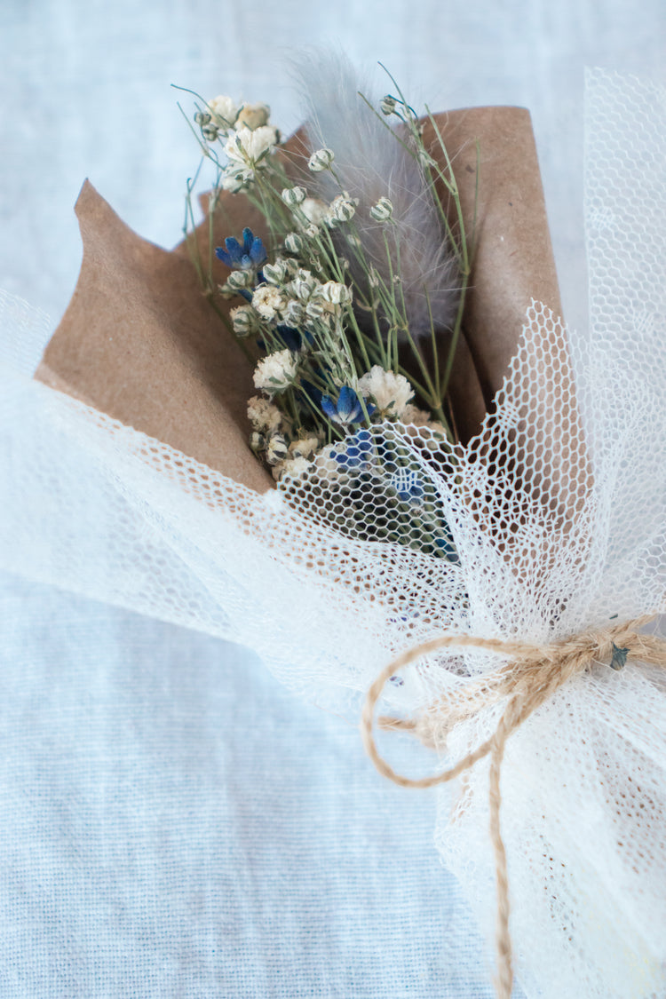 Mini Bouquet - Dried Lavender (Lavandula) Arrangement