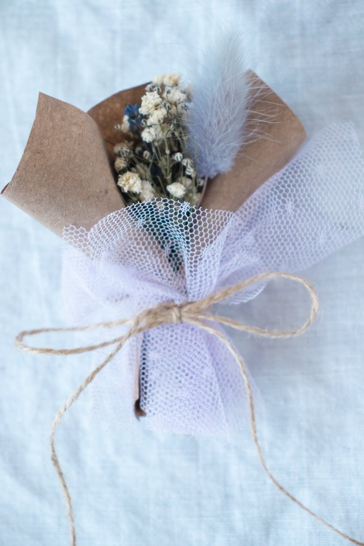 Mini Bouquet - Dried Lavender (Lavandula) Arrangement